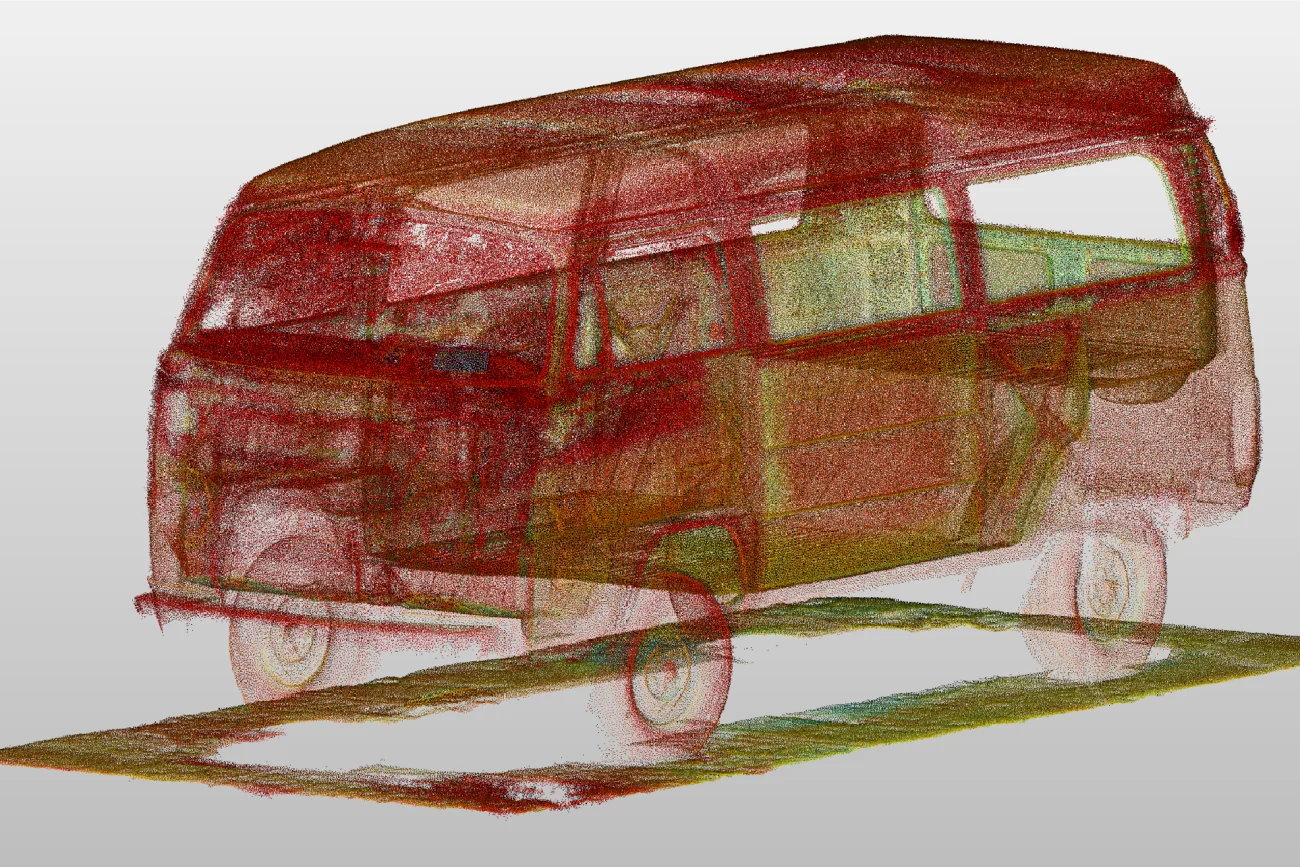 Modificación estructural Kombi nube de puntos