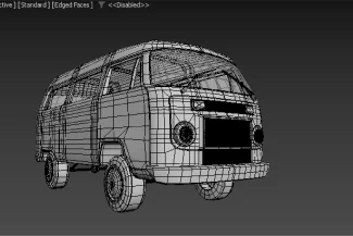 Modificación estructural Kombi modelo 3d