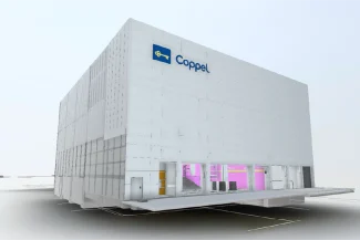BIM model of Coppel's exterior