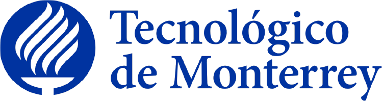 Logo of Tecnológico de Monterrey featuring a blue torch symbol within a circle, alongside the institution’s name, Tecnológico de Monterrey Guadalajara, in blue text on a white background.