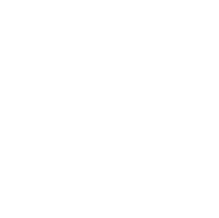 White icon showing a large robotic arm and a drone flying over a landscape with trees and buildings, symbolizing automation, captura de la realidad, and aerial technology in industry or agriculture.